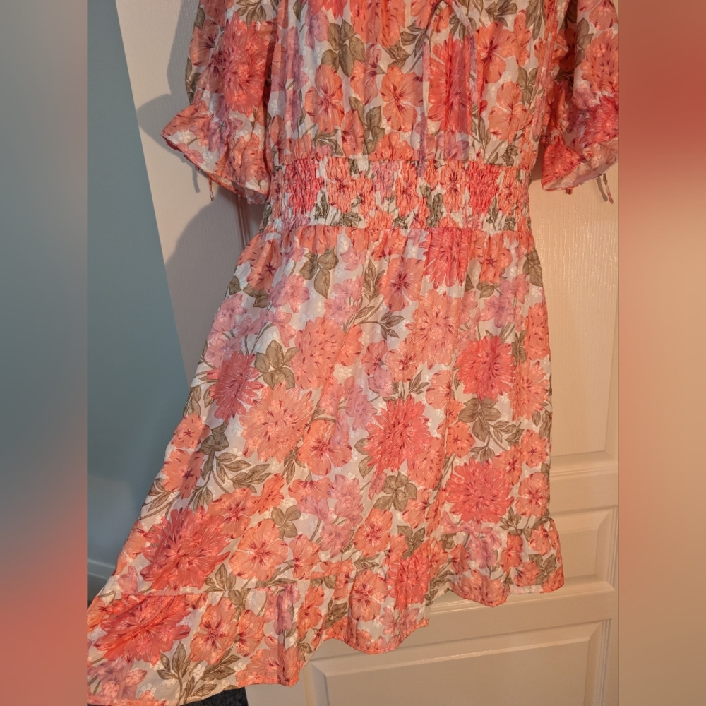 Adelyn Rae Pink Floral Dress - Picture 2 of 10